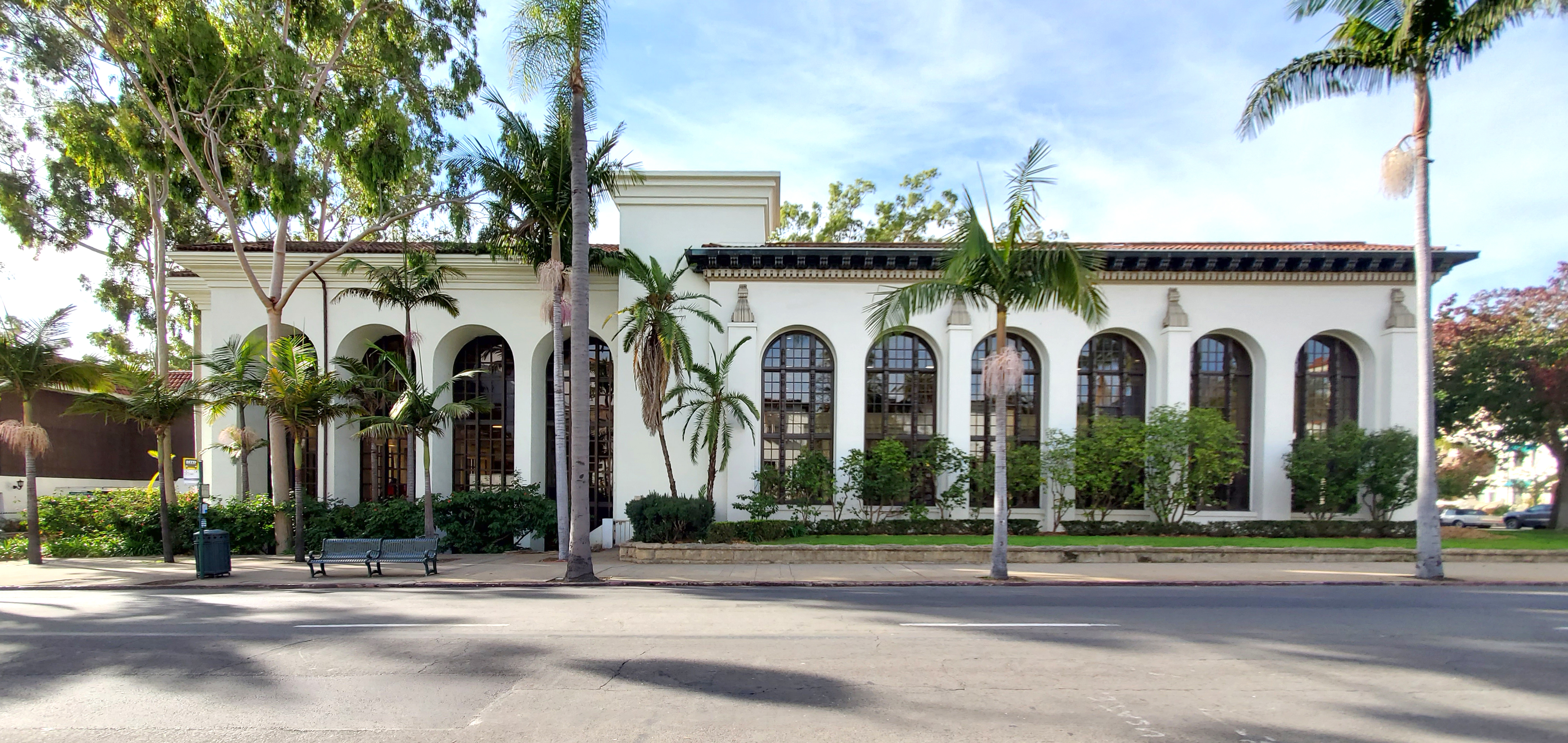 image of central library from across the street