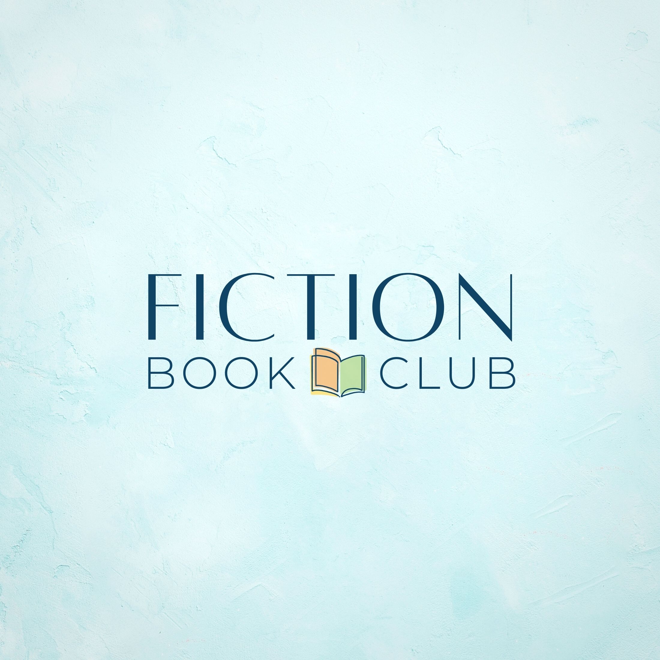 Fiction book club logo