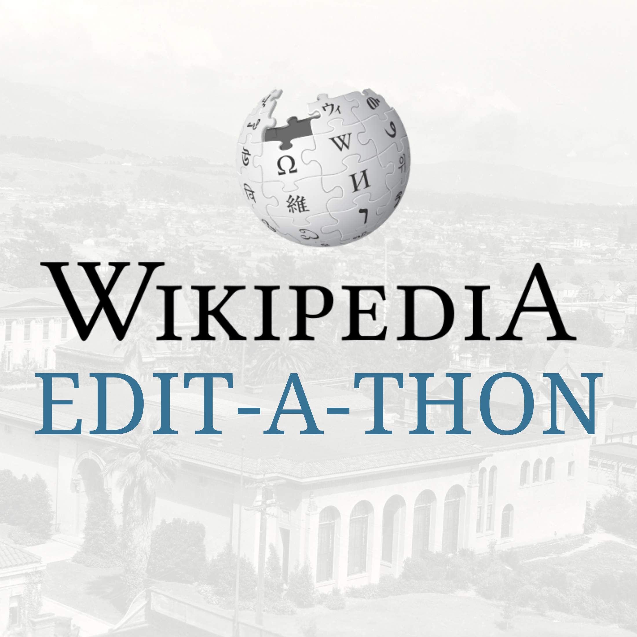 wikipedia edit-a-thon
