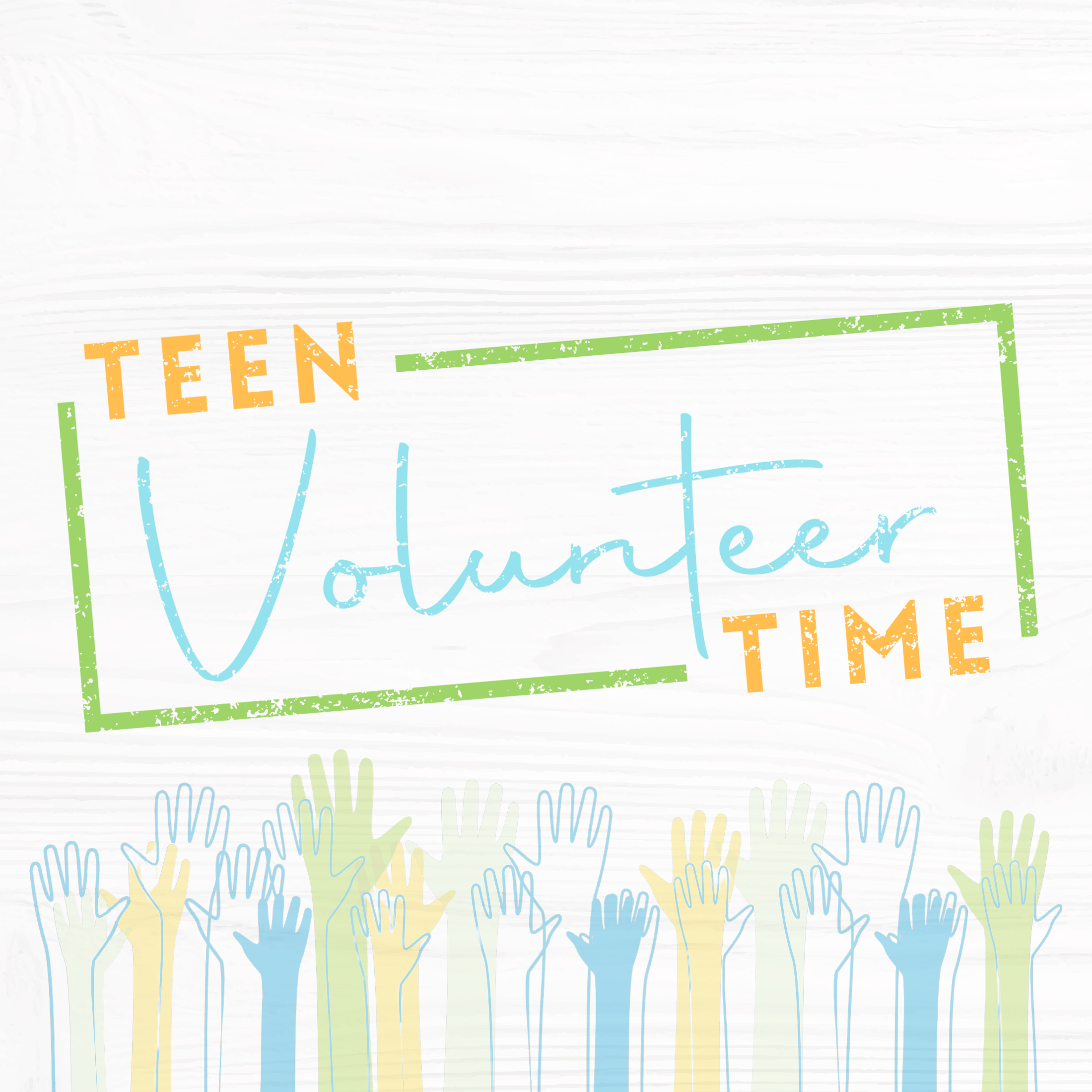 teen volunteer time