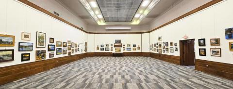 main faulkner gallery panoramic view