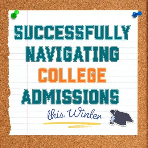 White lined paper pinned to corkboard with a graduation cap icon.