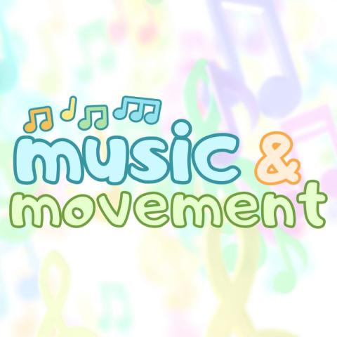 Small music notes on a transparent background of musical symbols.