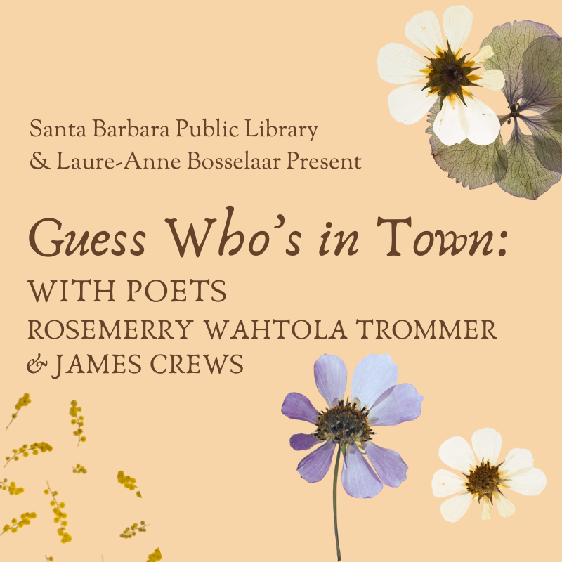 SBPL hosts special poetry reading with Rosemerry Wahtola Trommer and James Crews