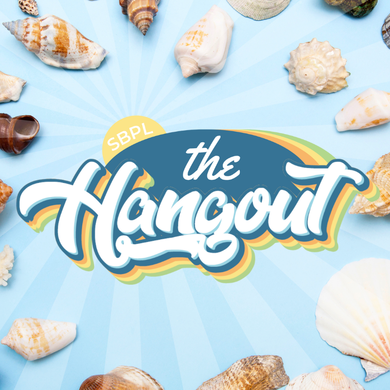 Teen shell art hangout session at SBPL